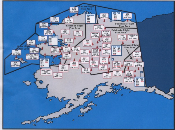 Fairbanks FSS radio frequencies for northern Alaska